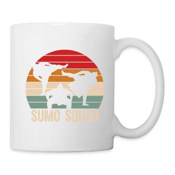 Escouade de sumo - Mug blanc - blanc - Droite