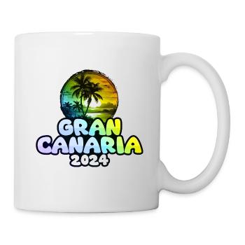 Gran Canaria 2024 Palm Trees Multicolored - Mug - white - Right