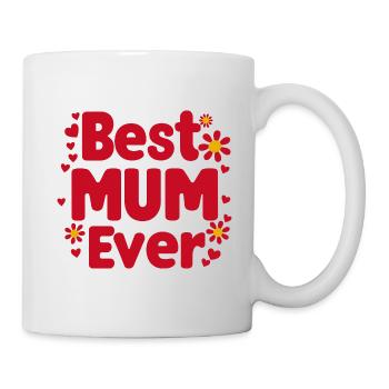 Best Mom Forever - Cadeau de fête des mères - Mug blanc - blanc - Droite