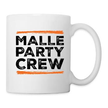 Malle Party Crew - Tasse - Weiß - Rechts