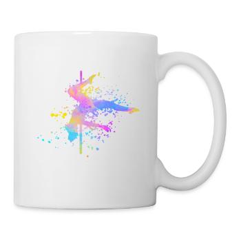 Pole Dance Bar Fitness Women Pole Dance - Mug - white - Right
