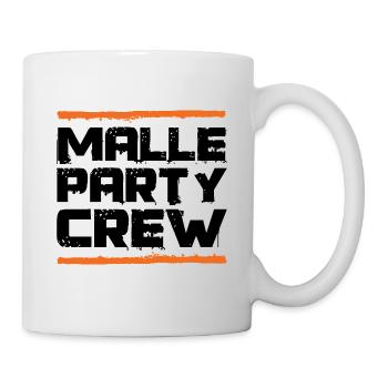 Malle Party Crew - Tasse - Weiß - Rechts
