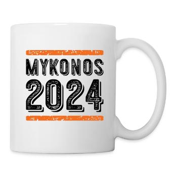 Mykonos Millésime 2024 - Mug blanc - blanc - Droite
