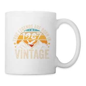 Vintage 1987 Vintage 1987 Birthday Gift - Mug - white - Right