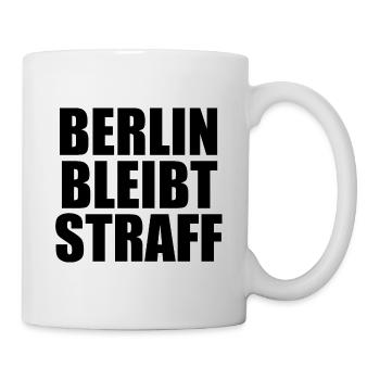 Berlin Souvenir Touristen Hauptstadt Metropole BLN - Tasse - Weiß - Rechts