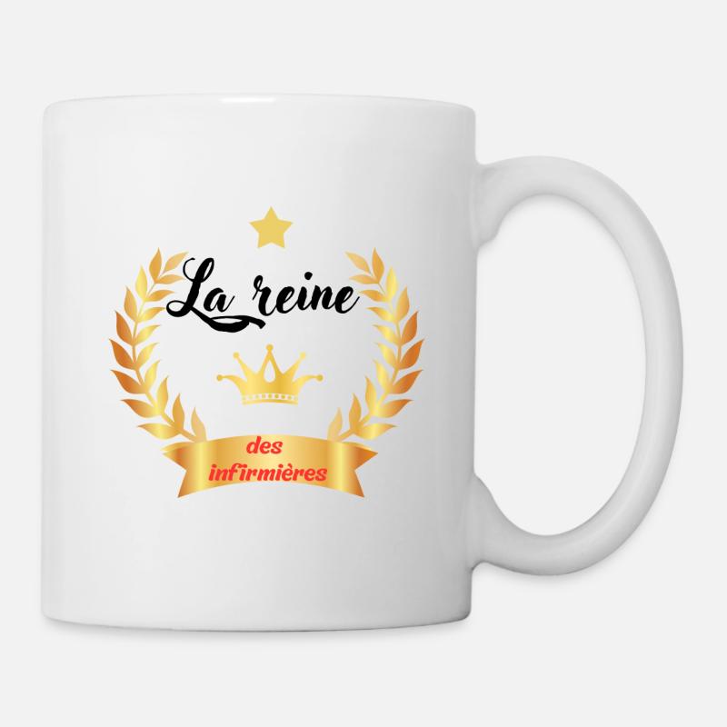 La reine des infirmières - Mug blanc - blanc