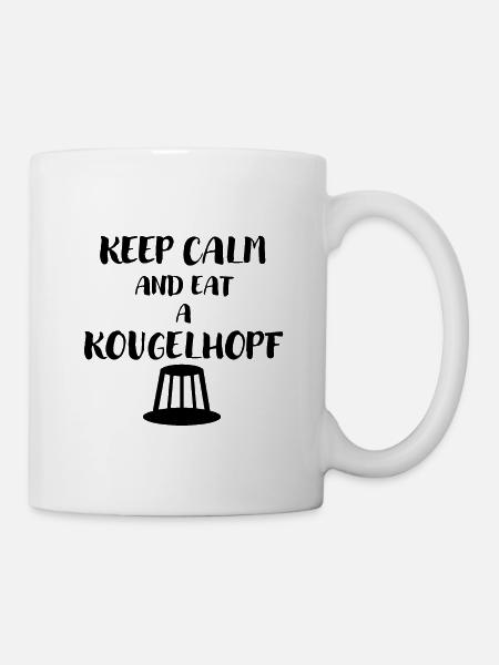 Keep Calm and eat a kougelhopf - Mug blanc - blanc