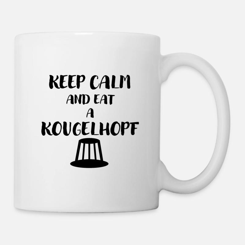 Keep Calm and eat a kougelhopf - Mug blanc - blanc