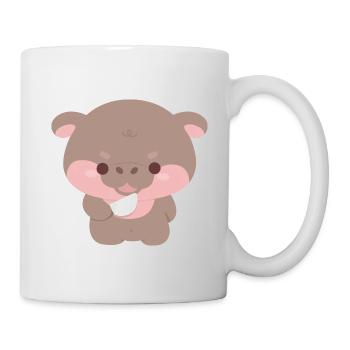 Fight Me Moo Deng Hippo - Mug - white - Right