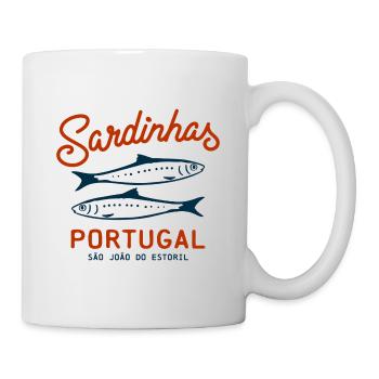 sardinen konserve sardinhas portugal - Tasse - Weiß - Rechts