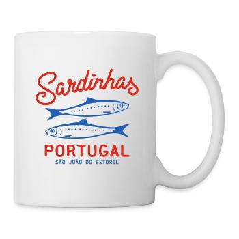 sardinen konserve sardinhas portugal - Tasse - Weiß - Rechts