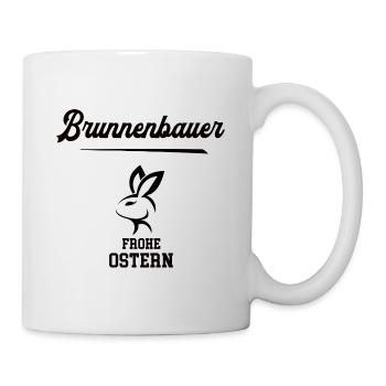 Brunnenbauer Ostern Brunnenbau Oster Outfit - Tasse - Weiß - Rechts