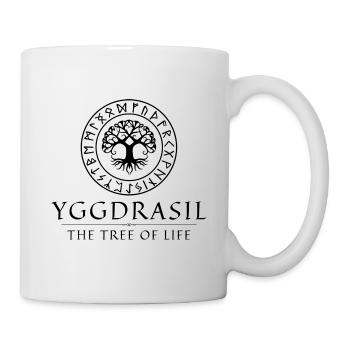 Arbre de vie - Mug blanc - blanc - Droite