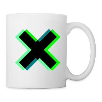 Heraufschrauben - Tasse - Weiß - Rechts