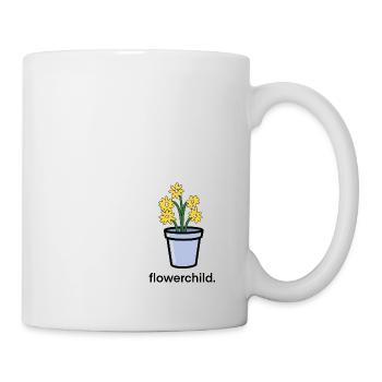 Flowerchild - Tasse - Weiß - Rechts