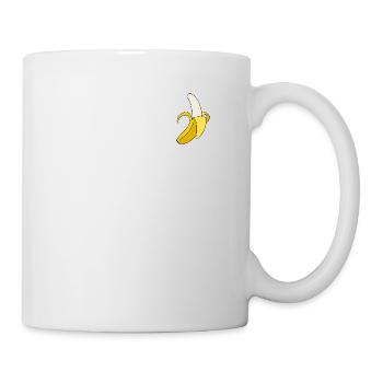 banane - Mug blanc - blanc - Droite
