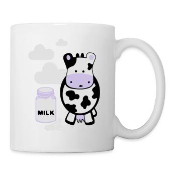 kuh milk - Mug blanc - blanc - Droite