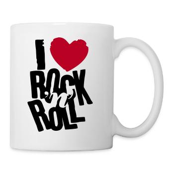 i love rock n roll - Mug blanc - blanc - Droite