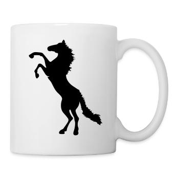 horse - Tasse - Weiß - Rechts