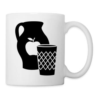 Bembel und Geripptes - Tasse - Weiß - Rechts