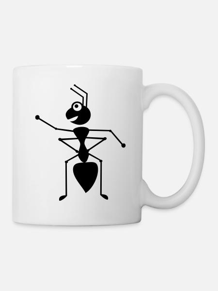 fourmi - Mug blanc - blanc