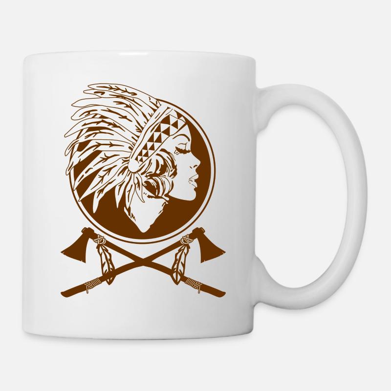 Indian Native American - Mug - white
