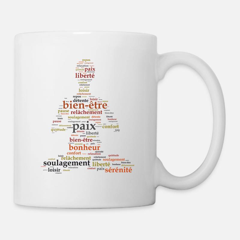 Méditation - Mug blanc - blanc
