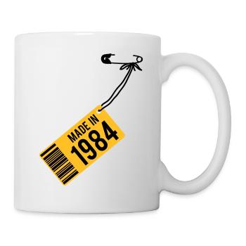 Geburtstag T-Shirt 1984 - Tasse - Weiß - Rechts
