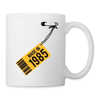 Geburtstag T-Shirt 1985 - Tasse - Weiß - Rechts