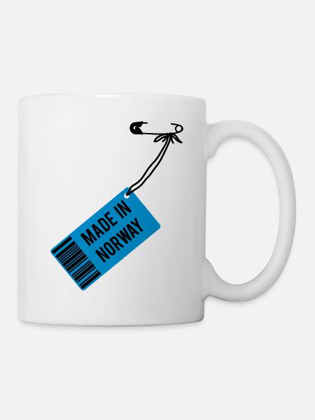 Made in Norway - Tasse - Weiß