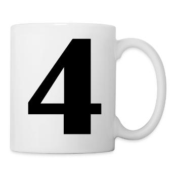 4 - Tasse - Weiß - Rechts