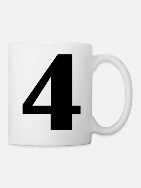 4 - Tasse - Weiß
