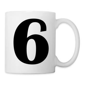 6 - Tasse - Weiß - Rechts