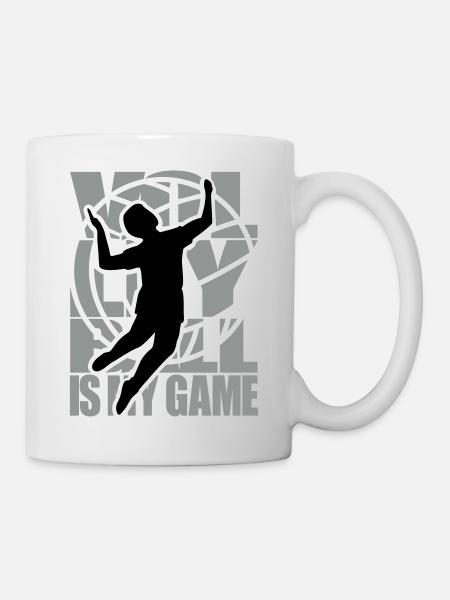 Volleyball Volleyballer - Tasse - Weiß
