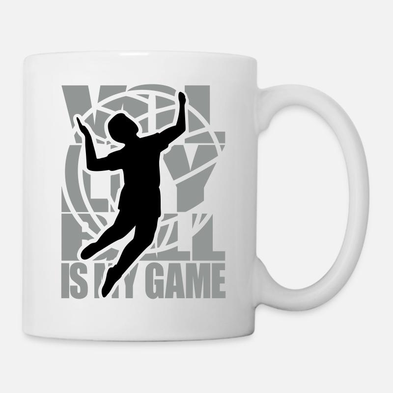 volleyboll Volleyball - Mugg - vit
