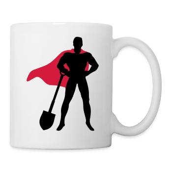 Held am Feld - Tasse - Weiß - Rechts