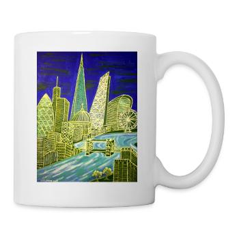 London Skyline - Mug - white - Right