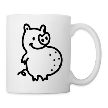 Thickness Sau - Line - Mug - white - Right