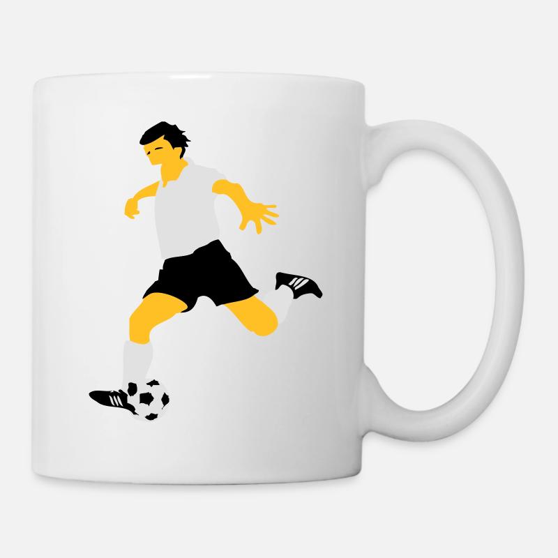 Fußball - Tasse - Weiß