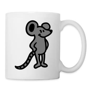 Souris - Mug blanc - blanc - Droite