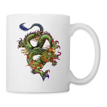 DRAGON BY cs - Mug blanc - blanc - Droite