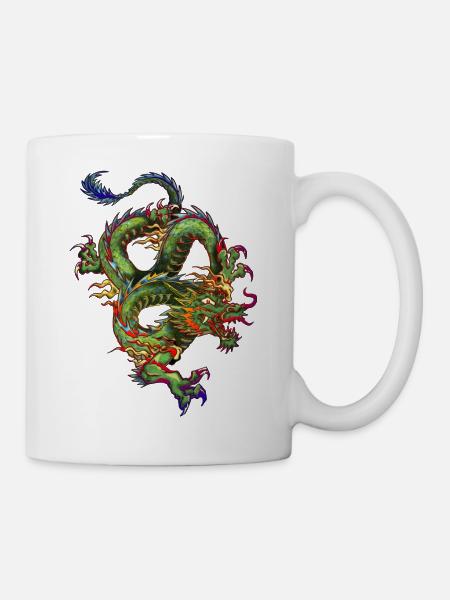 DRAGON BY cs - Mug blanc - blanc