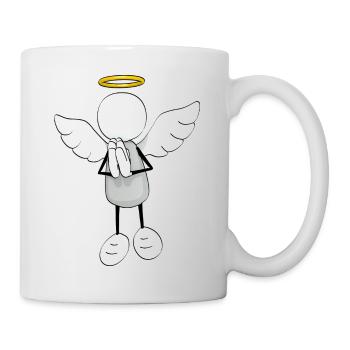 Engel - Tasse - Weiß - Rechts