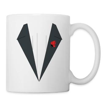 TUXEDO SUIT After Party - Mug - white - Right