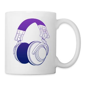 DJ Headphones - Mug - white - Right