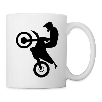 Hard Enduro Rider - Tasse - Weiß - Rechts