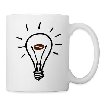 Glühbohne - Tasse - Weiß - Rechts