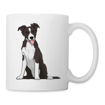 Border Collie Dog - Mug - white - Right