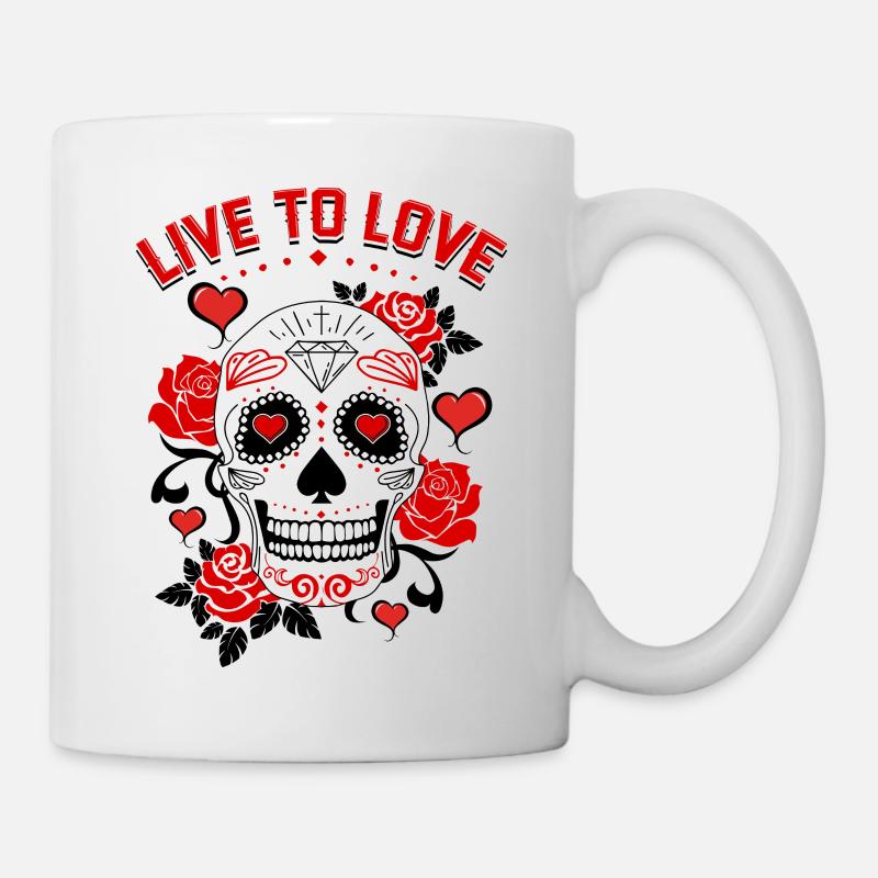 live to love - Mug blanc - blanc