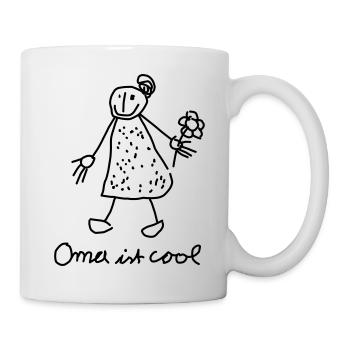 Oma ist cool _2 - Tasse - Weiß - Rechts